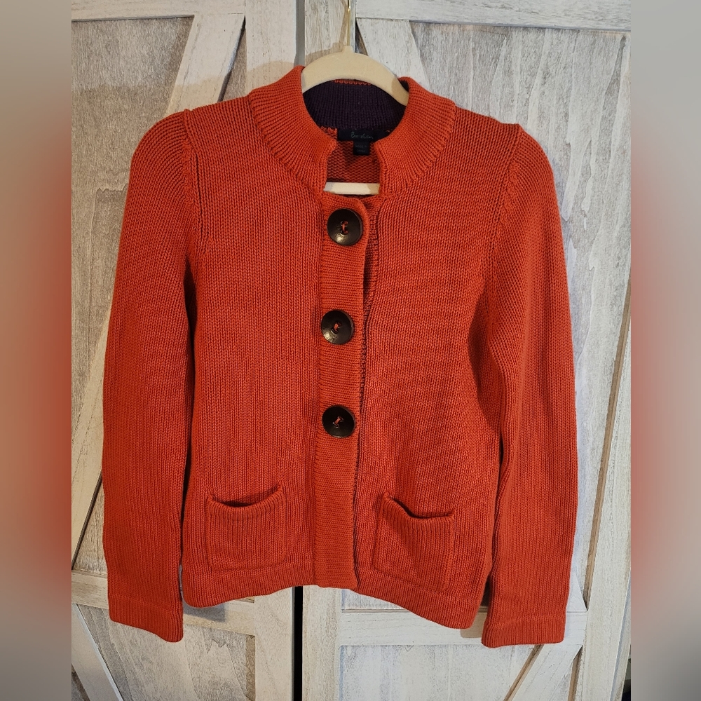 Boden snap front  cardigan size 10